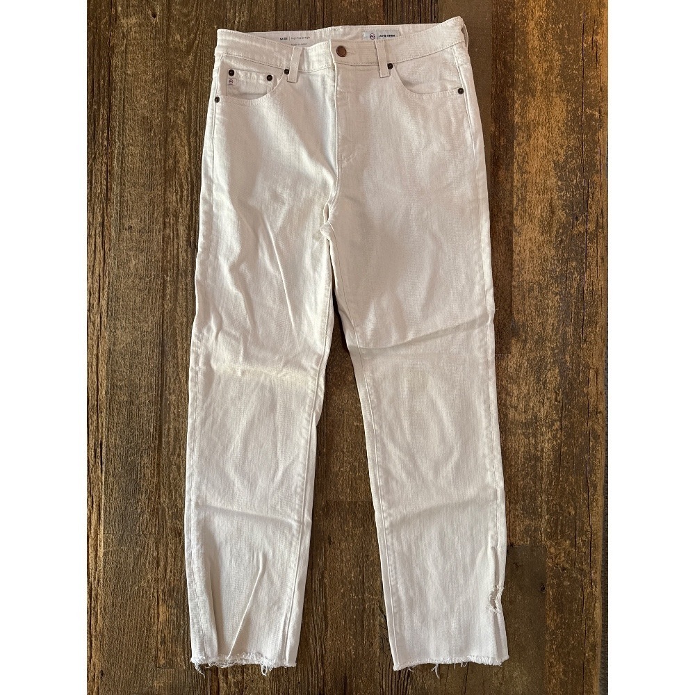 AG Adriano Goldschmied Saige High-Rise Straight Jeans